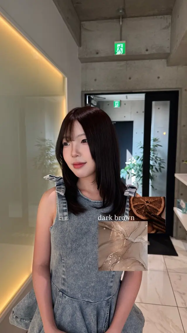 ミディアム カラー 髪質改善 レイヤーカット トリートメント ヘアカラー RUKA/暖色カラー ×髪質改善/平尾のヘアスタイル