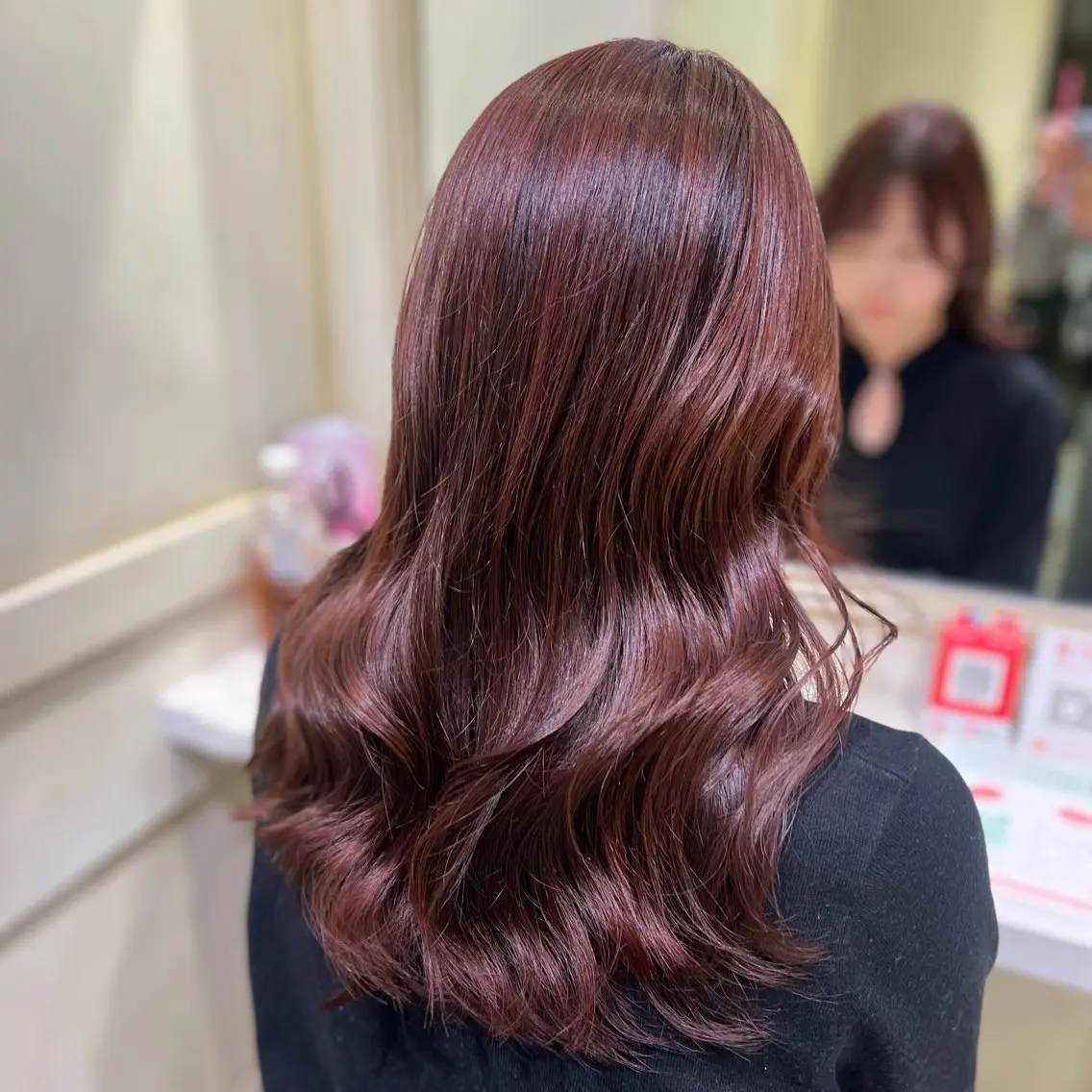 セミロング ヘアカラー トリートメント 💖ダブルカラー/ ケアカラー/レナ💖のヘアスタイル