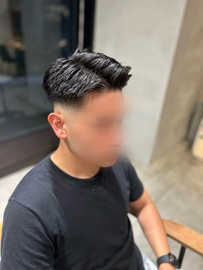 メンズ フェードカット 川野 颯空のヘアスタイル