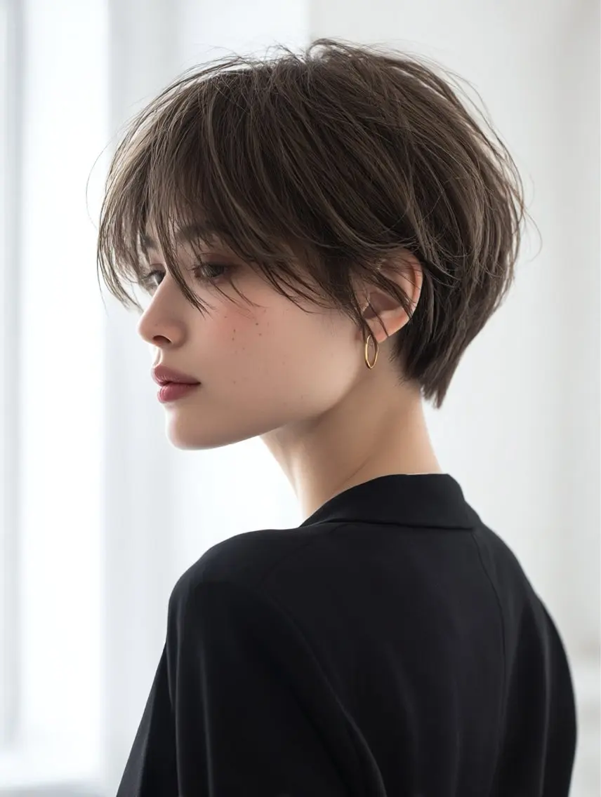 ショート カラー ショートヘア 松谷 圭のヘアスタイル