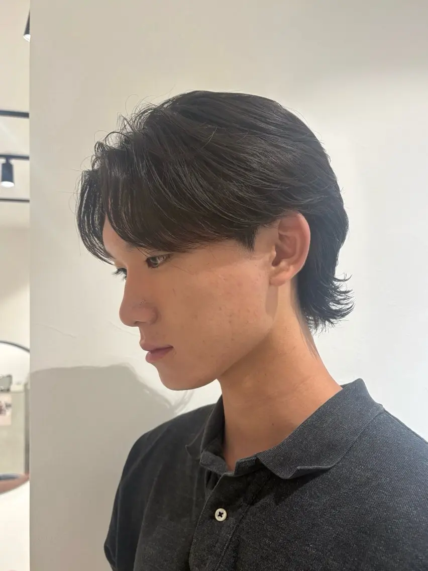 ショート パーマ メンズ メンズパーマ ニュアンスパーマ 垢抜けメンズカット/ 毛流れパーマ/ユウトのヘアスタイル