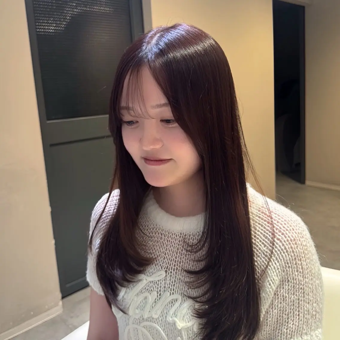 ロング ひめな 🎀ワンホンヘアのヘアスタイル