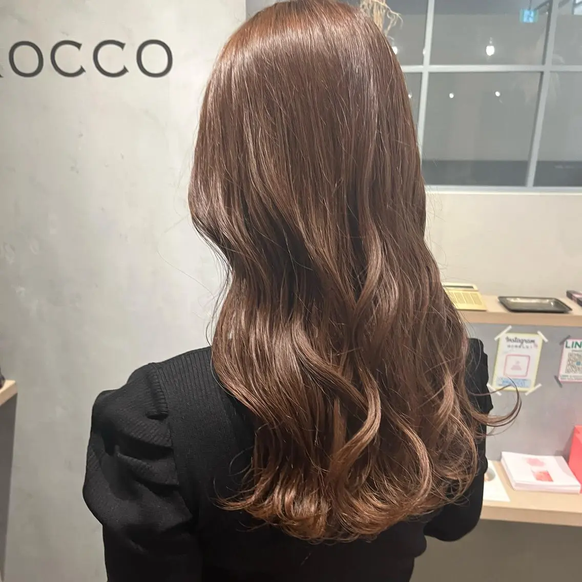 ロング カラー ブラウンカラー MAI ROCCO3rdのヘアスタイル