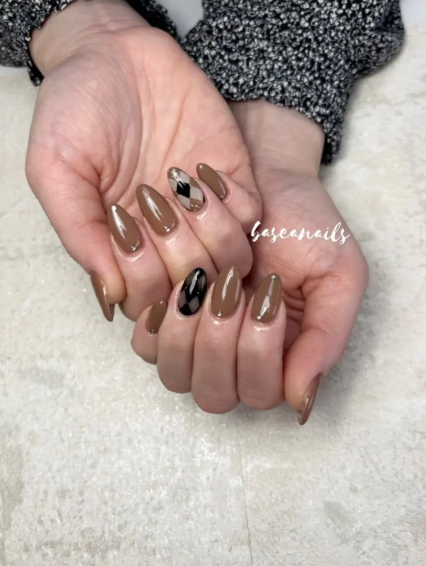 ネイル アートネイル 枚方 Basea nails Minaのネイルデザイン