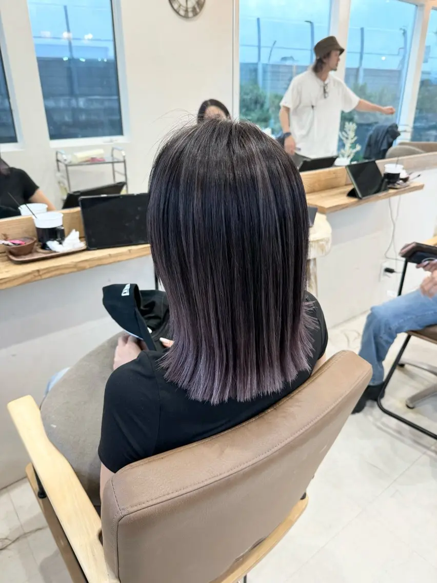 セミロング ヘアカラー 鈴木 妃帆未のヘアスタイル