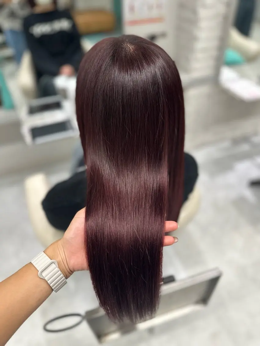 透明感カラー+極潤トリートメント💖の写真