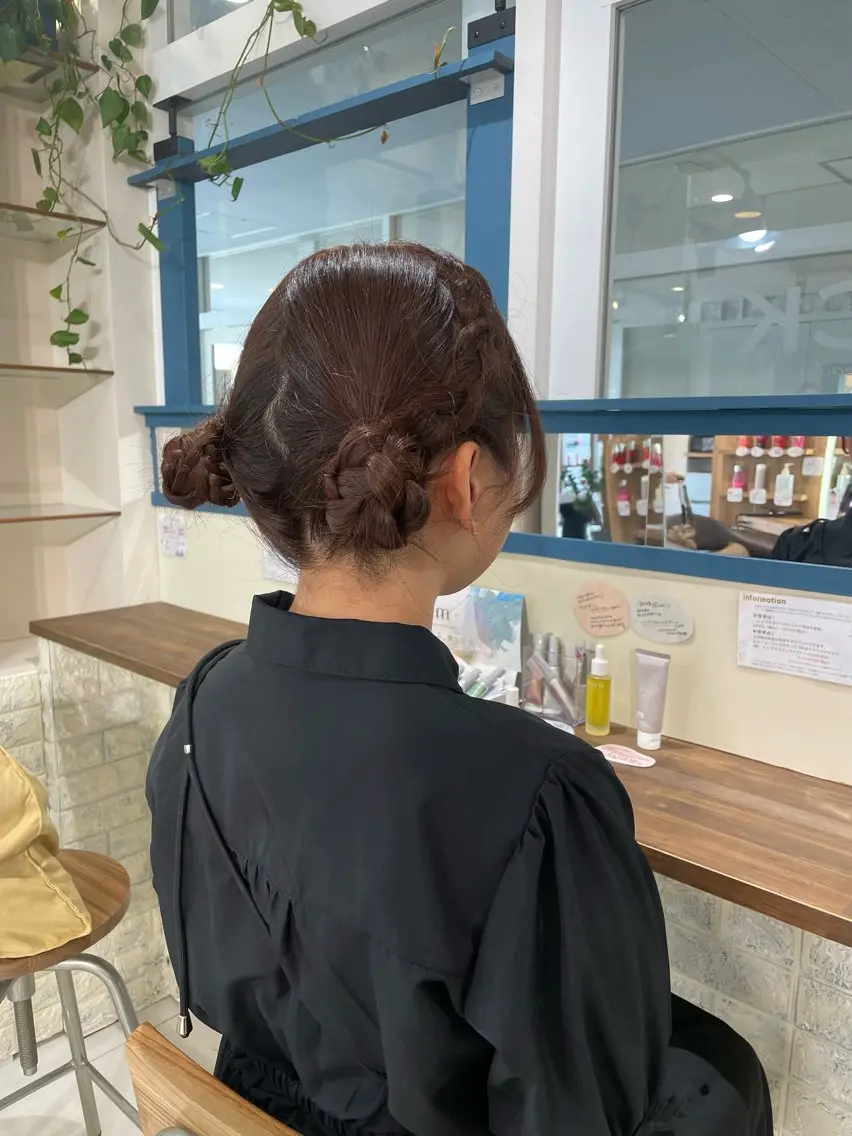 ヘアアレンジ ♚Honoka♚ ヘアセットのヘアスタイル