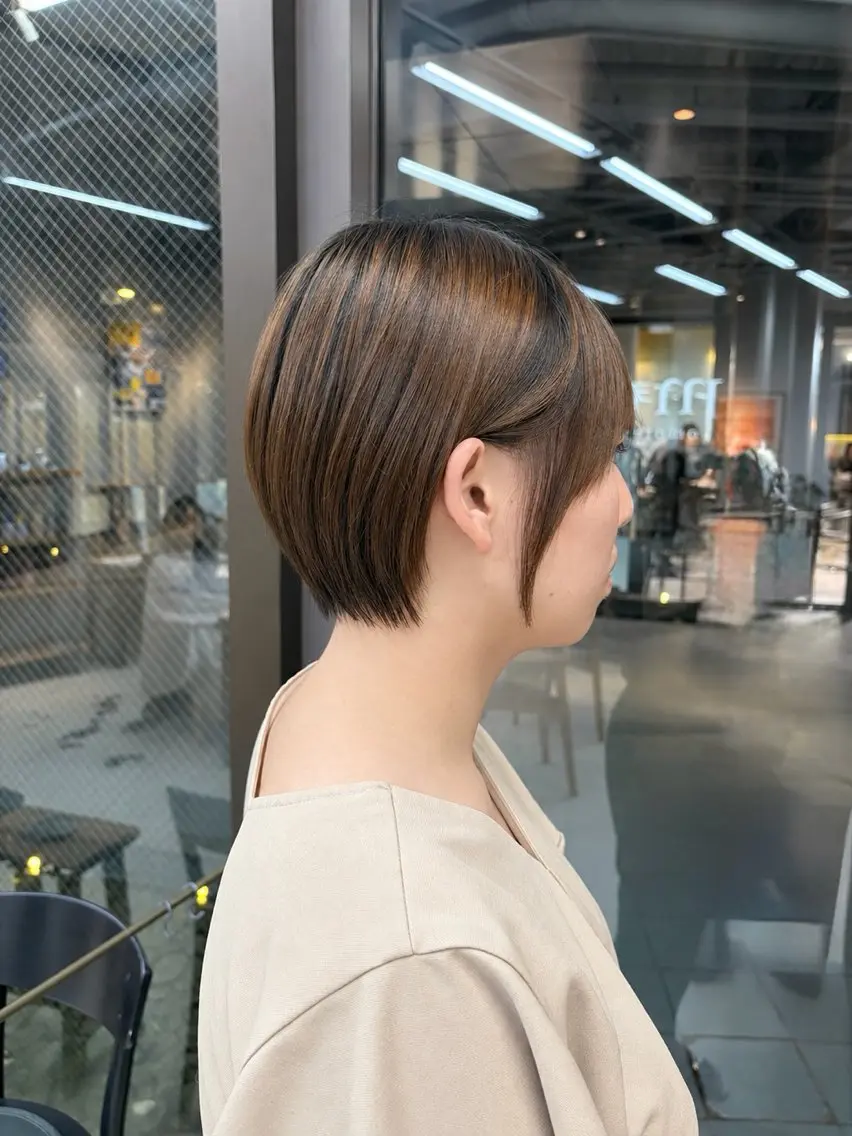 ショート 丸みショート ショートヘア ショートカット募集中 🤍harunaのヘアスタイル