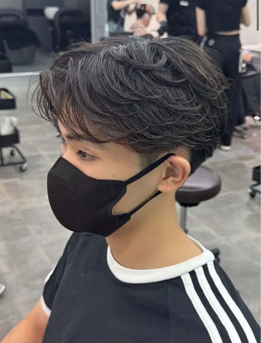 【メンズ限定✨】カット+毛流れニュアンスパーマ/フェザーパーマ/カルマパーマの写真