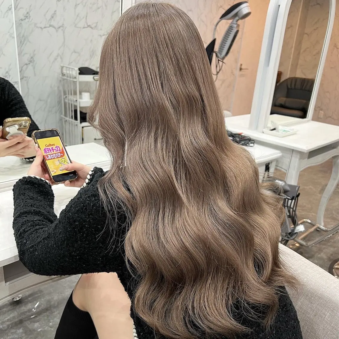 ロング ヘアカラー 秋葉原　柏木絢汰 ✨当日予約okのヘアスタイル