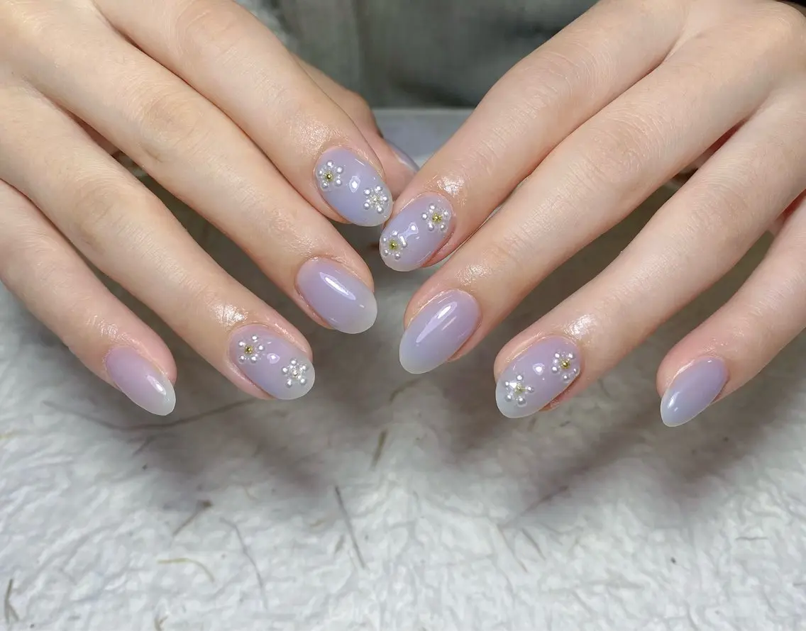 ネイル アートネイル フレンチネイル ジェルネイル グラデーション 韓国ネイル Nail Salon kihi大塚店のネイルデザイン