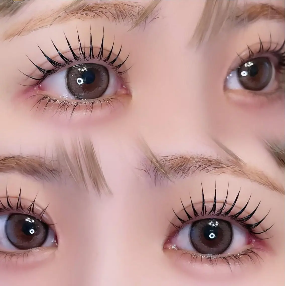 軽くてモチNO.1最新💫束感flat lash🌟80本👉5000❣️コーティング付き🎀(LED➕1000）の写真