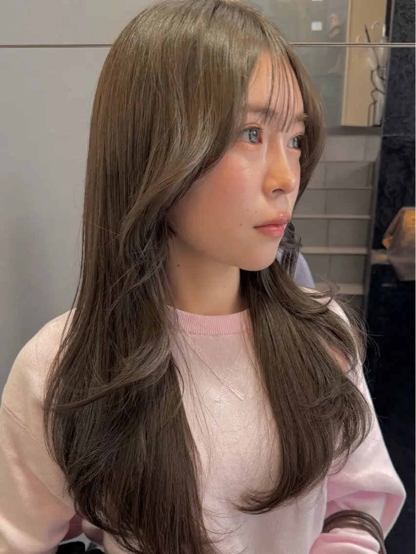 🫧大人っぽい高発色スタイル|カット+ブリーチなしダブルカラー🫧の写真