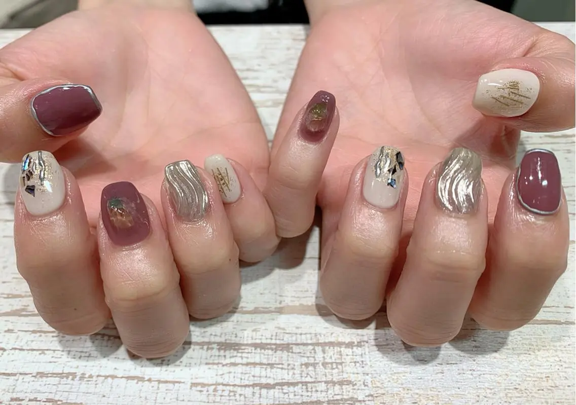 ネイル ニュアンスネイル ハンドネイル Nail by selenのネイルデザイン