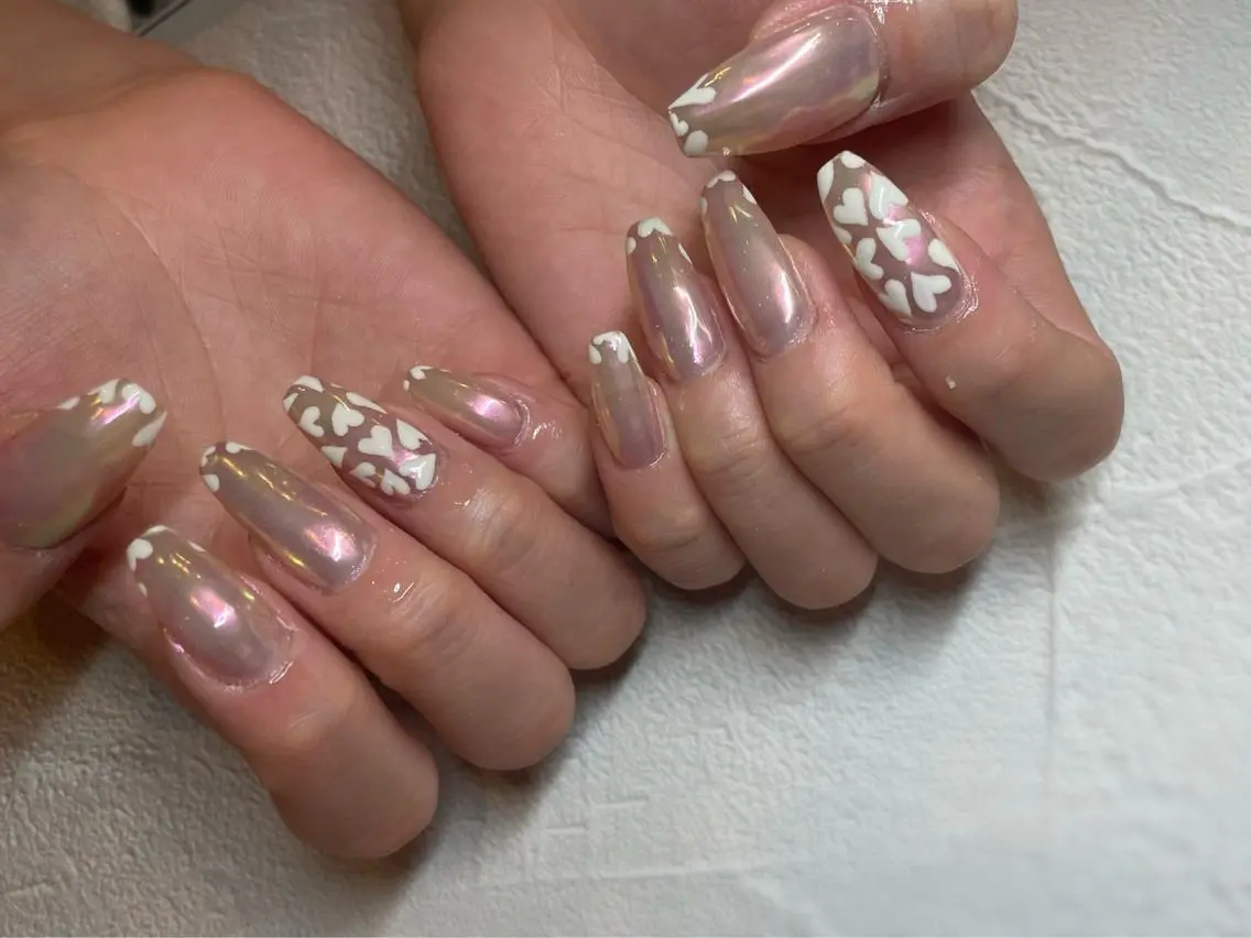 ネイル アートネイル オーロラネイル Nail room 【Mente】のネイルデザイン