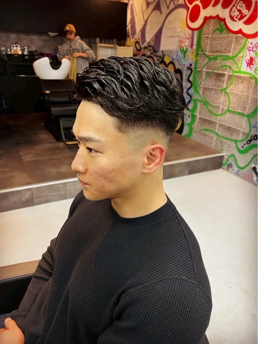 🔥メンズフェードカットにしたい方はこちら🔥の写真
