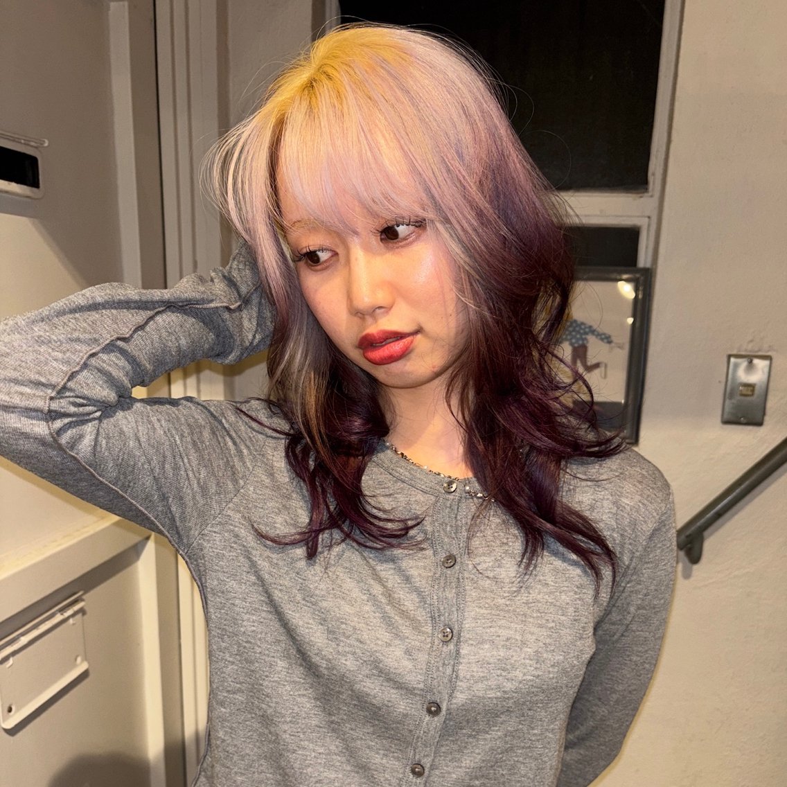 カラー デザインカラー ヘアカラー ★お洒落ハイトーン/ minori★のヘアスタイル