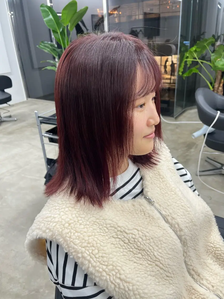 ショート ヘアカラー 酒井 美里のヘアスタイル