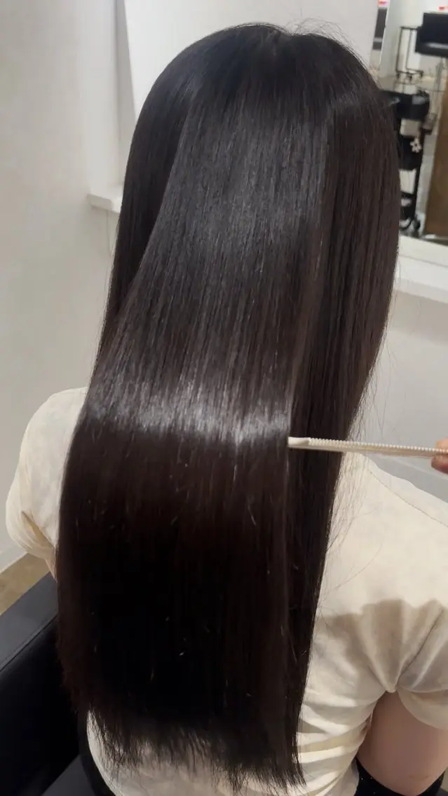 ロング ヘアカラー トリートメント miyon/ RINOA🇰🇷のヘアスタイル