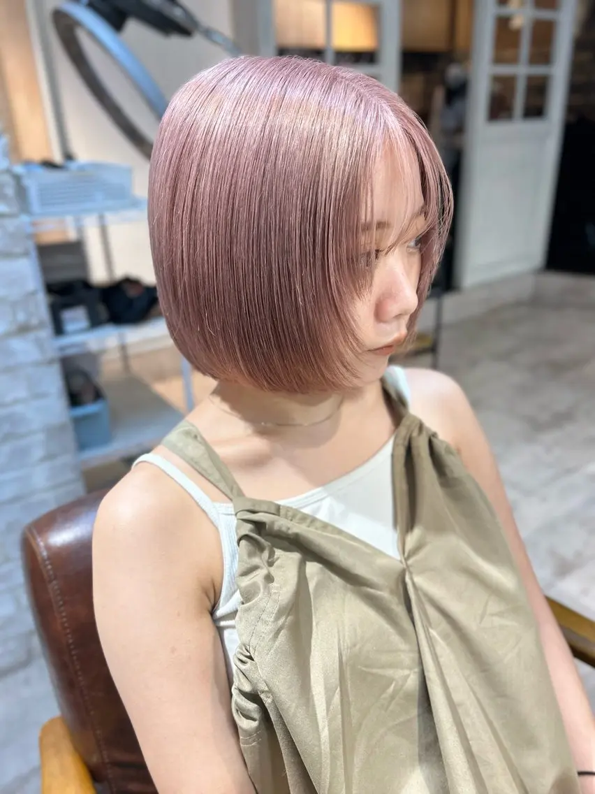 【🌺ブリーチメニュー🌺】🦩cut＋double color＋TOKIOtreatment🦩の写真