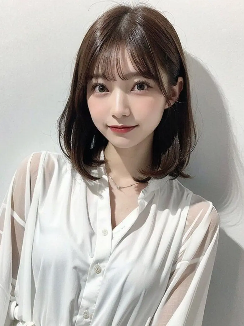 ミディアム カラー カット ヘアカラー トリートメント 🍀髪質改善、カラー TAICHI🍀のヘアスタイル