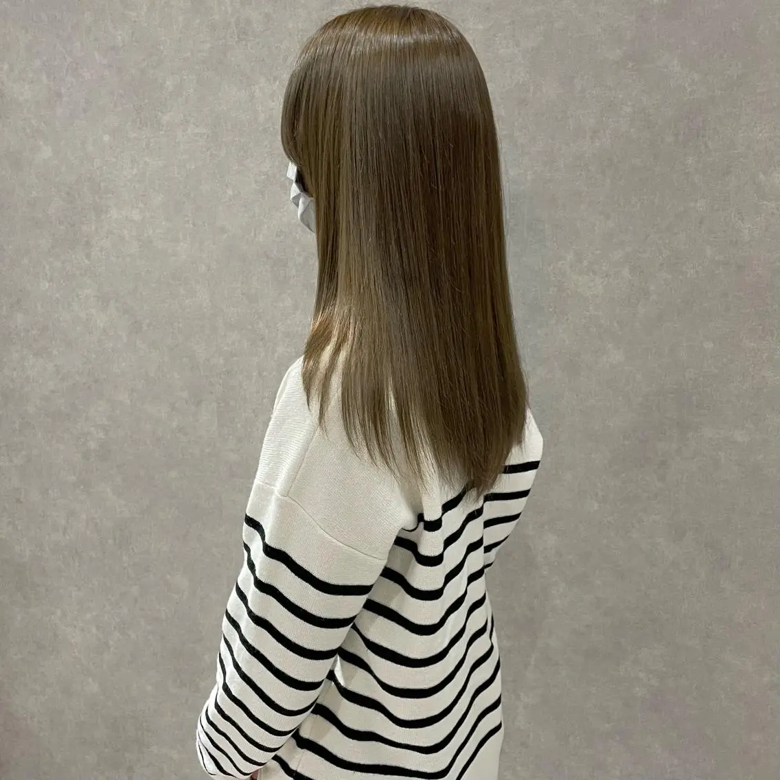 セミロング カラー トリートメント はちすか るかのヘアスタイル