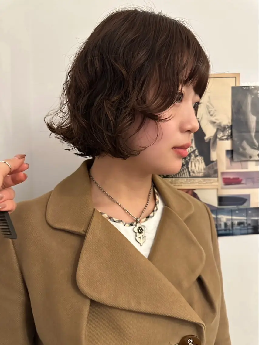 ショート パーマ 名古屋/メンズカット パーマ/シュンペイのヘアスタイル