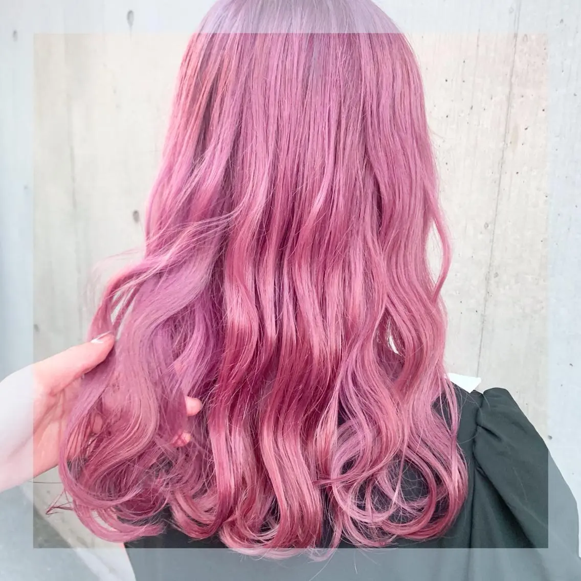 セミロング カラー ヘアアレンジ ヘアカラー トリートメント ヘアセット 🫧柔色/トレンド カラー/川辺晴加のヘアスタイル