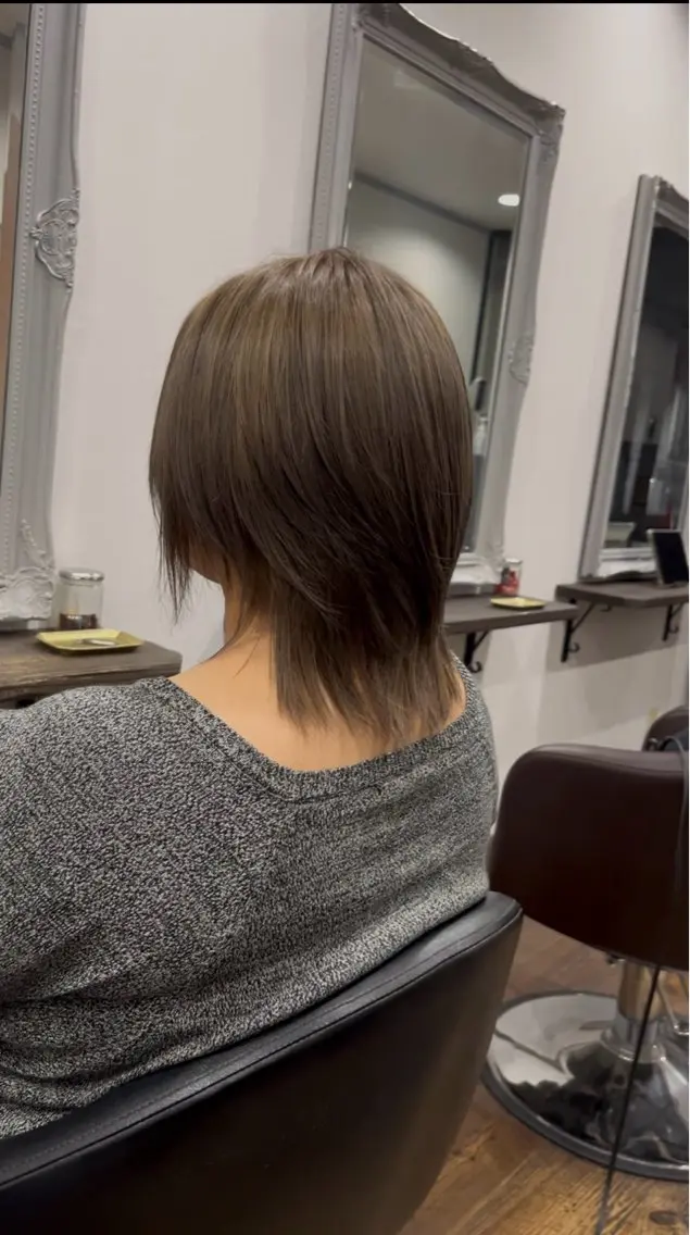 カラー バレイヤージュ 宮本宗嵩のヘアスタイル