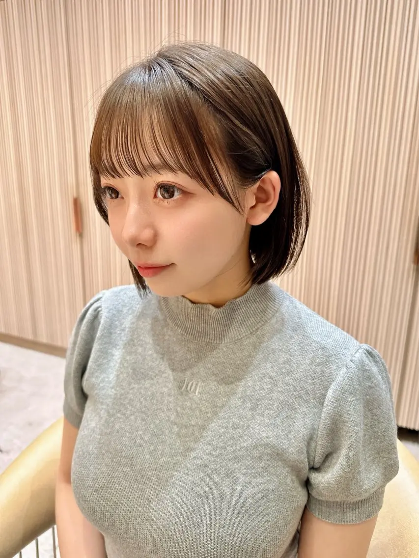 ショート カラー カット 縮毛矯正✨🫧 レイヤー川村利幸のヘアスタイル