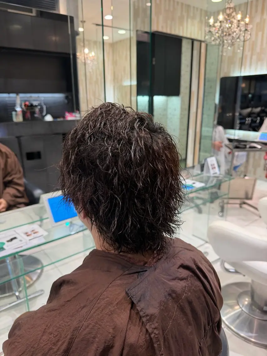 パーマ メンズ メンズパーマ ツイストスパイラルパーマ スパイラルパーマ カット パーマ トリートメント 【Earth平塚】 野首のヘアスタイル