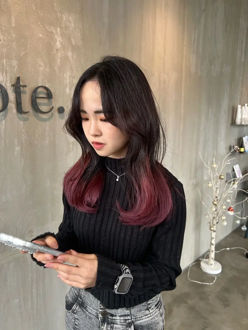 カラー グラデーションカラー tote. さくらのヘアスタイル