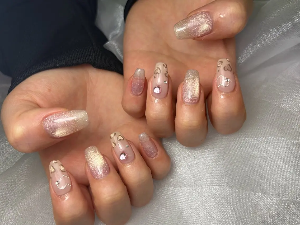 ネイル ハンドネイル Mana‪ ‪·͜· ❤︎‬のネイルデザイン