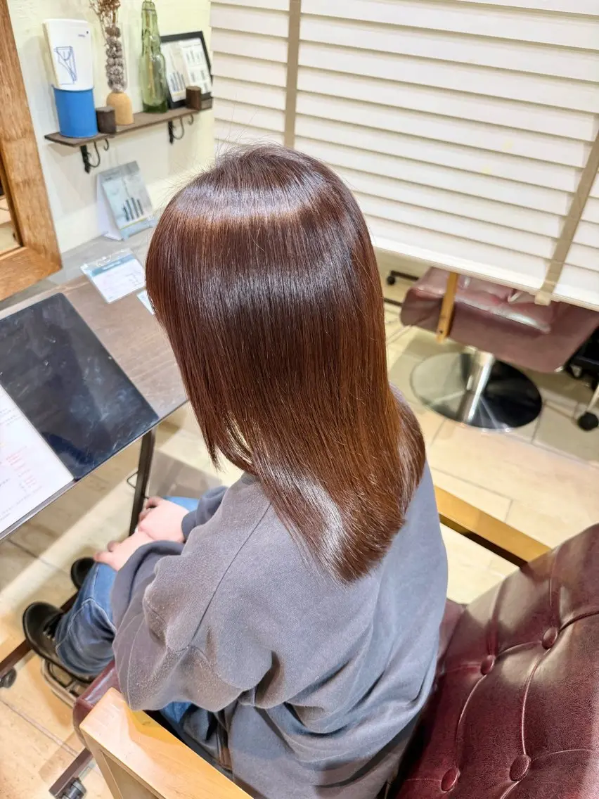 セミロング 髪質改善 トリートメント LAURA &RO 🫧はるか🫧のヘアスタイル
