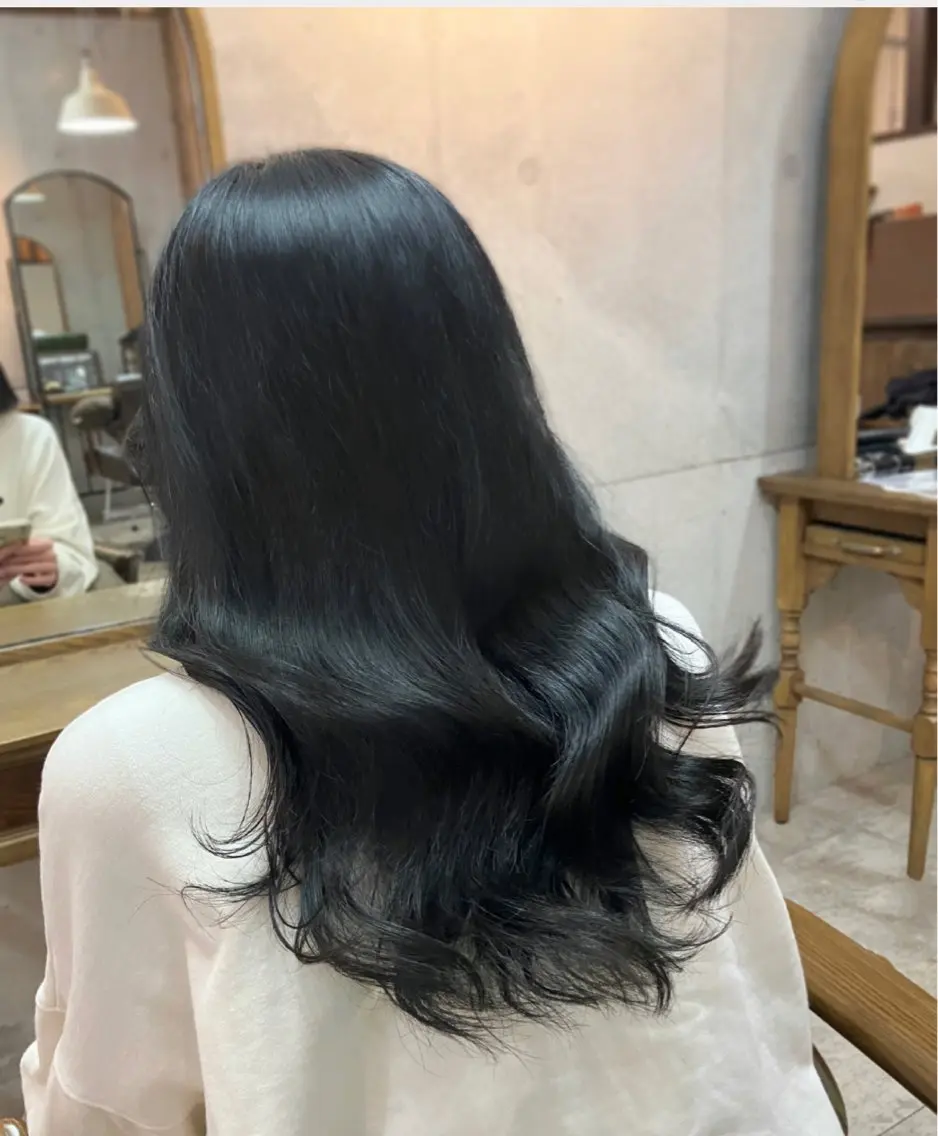 ロング 韓国風ヘア たけうち みずきのヘアスタイル