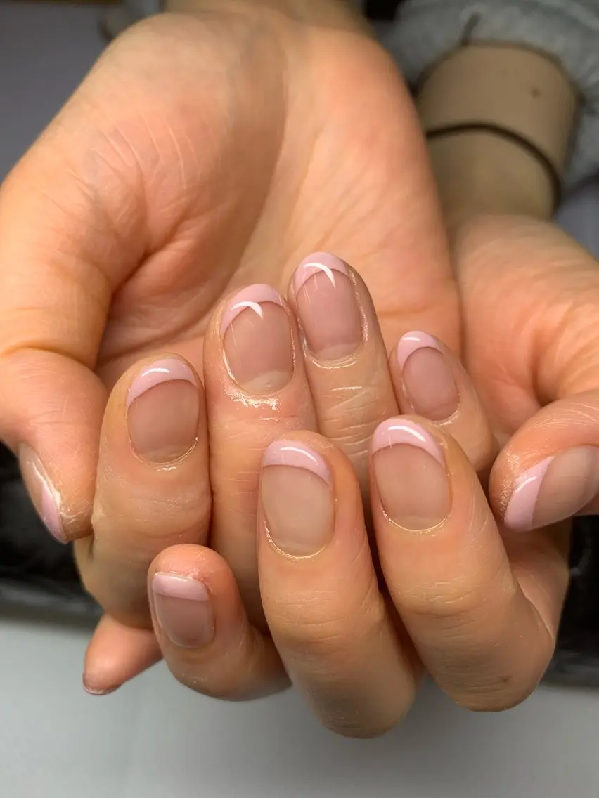 ネイル クリアネイル フレンチネイル my nail plus野江内代のネイルデザイン