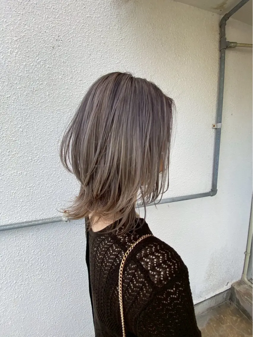 ミディアム ヘアカラー début/ 裕登のヘアスタイル