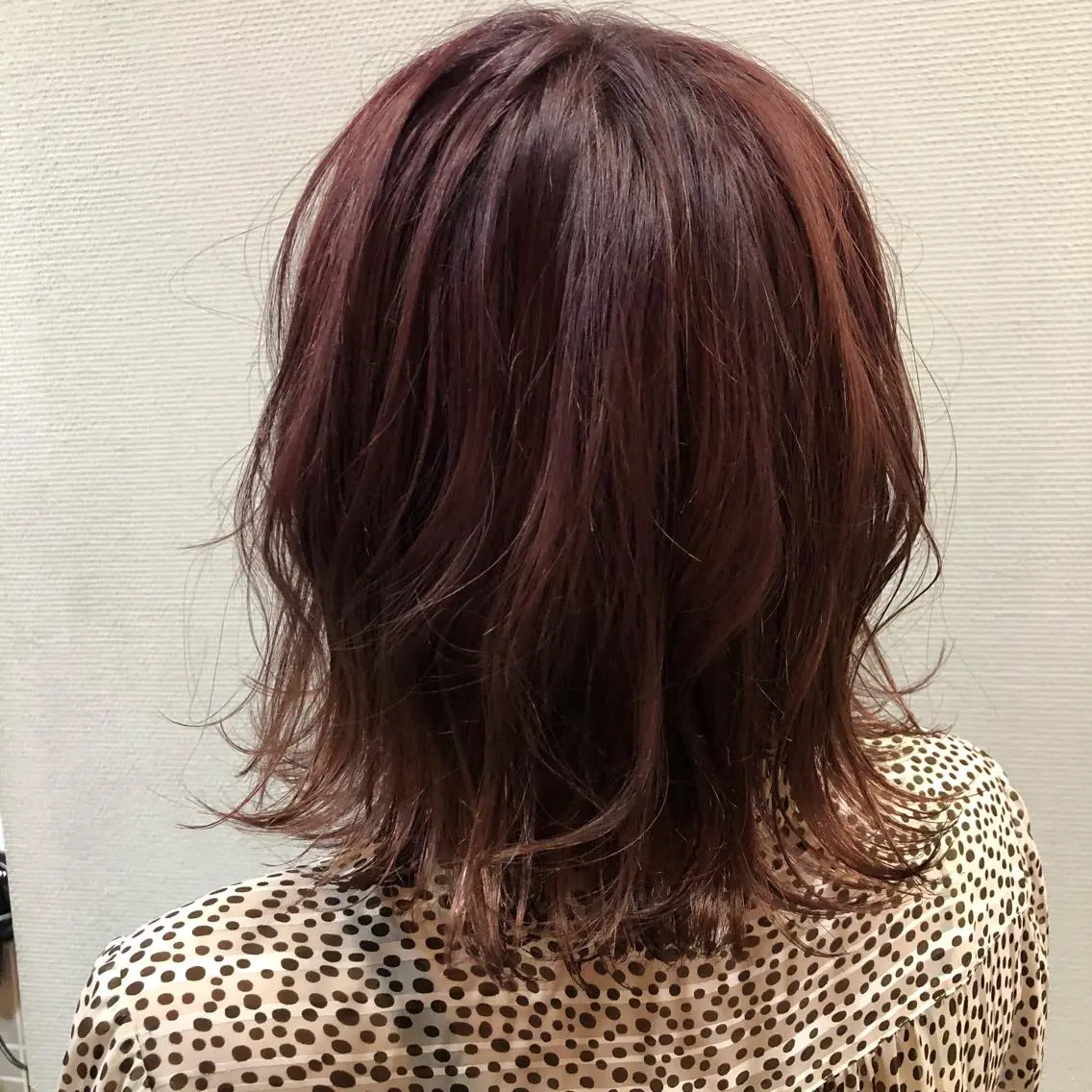 ミディアム ヘアカラー 松本 夏海のヘアスタイル