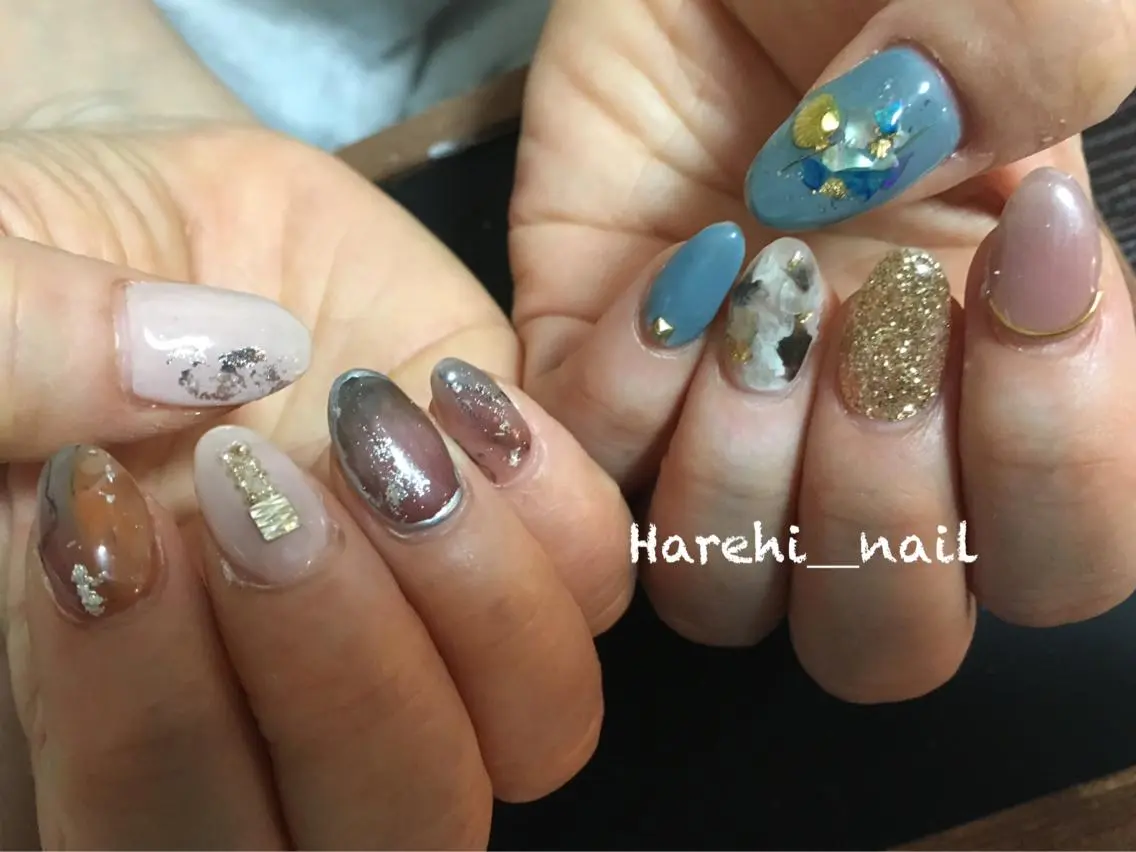 ネイル ハンドネイル Harehi_ nailのネイルデザイン