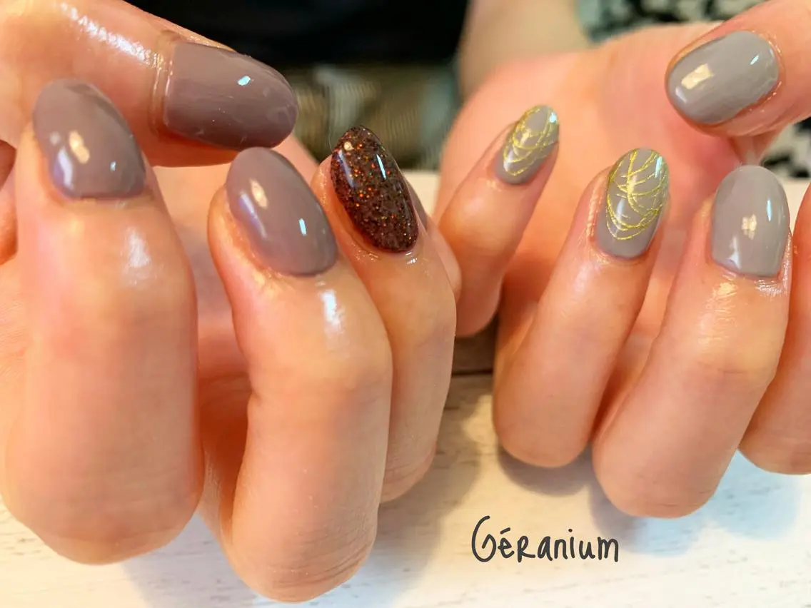 ネイル アートネイル ハンドネイル GéRanium Harukaのネイルデザイン
