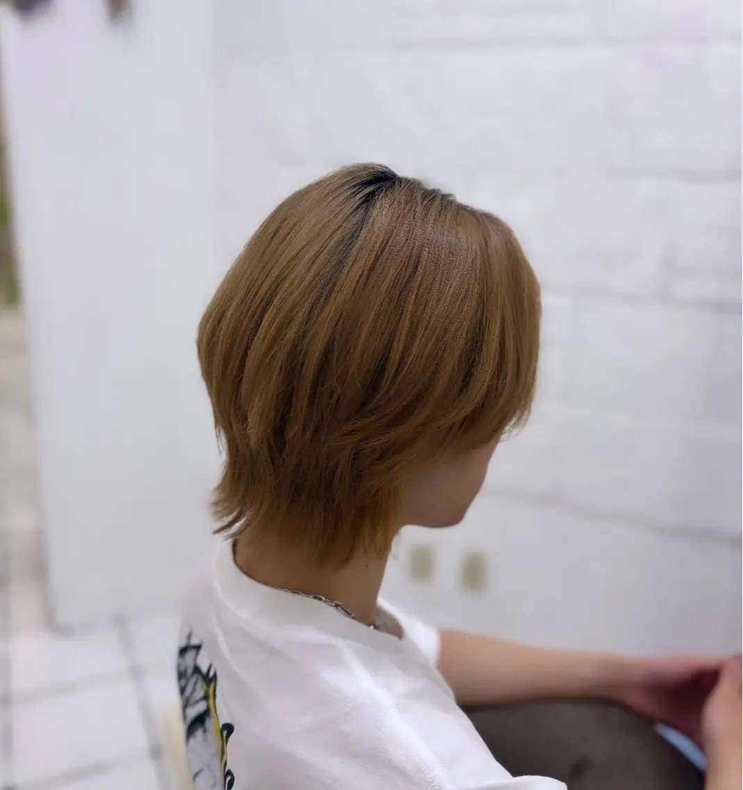 ショート メンズ メンズショート メンズウルフカット ショートヘア ウルフカット カット 阿部 渓太のヘアスタイル