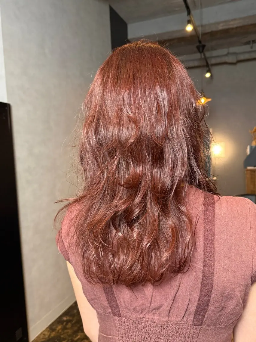 セミロング カラー カット ヘアカラー トリートメント 透明感カラー/パーマ 🌀アオノのヘアスタイル