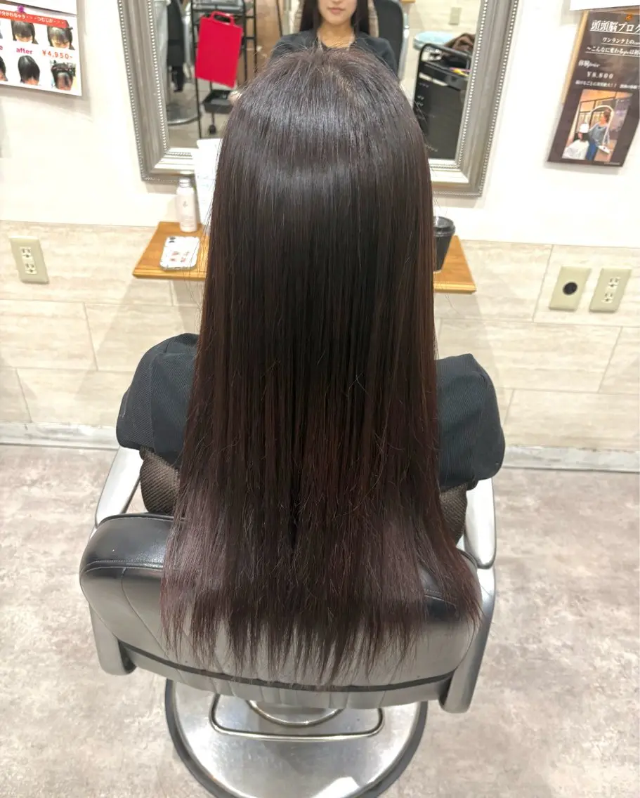 ロング カラー ヘアカラー 堀川 希歩のヘアスタイル