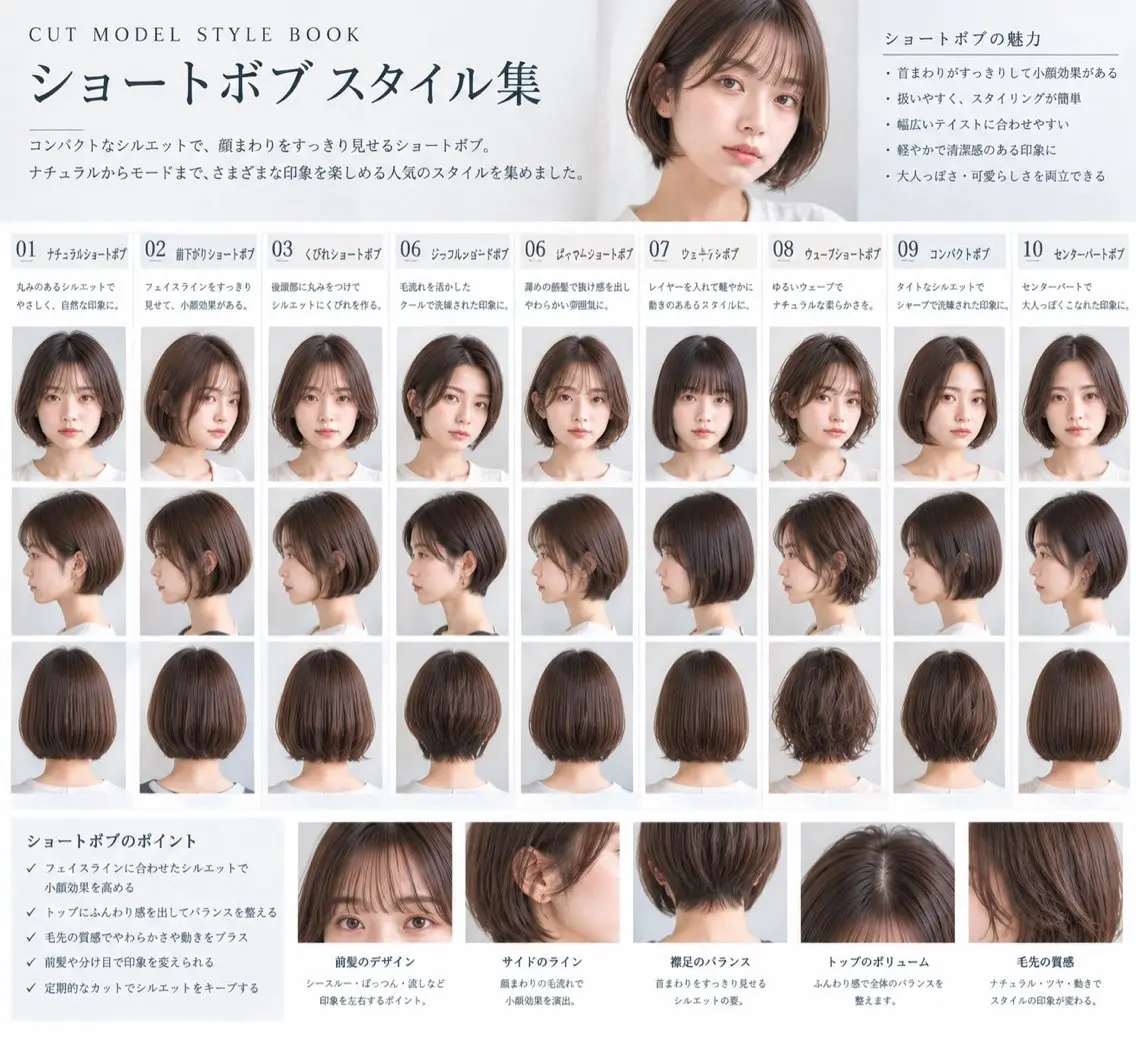 ショート カット 田中 望夢のヘアスタイル