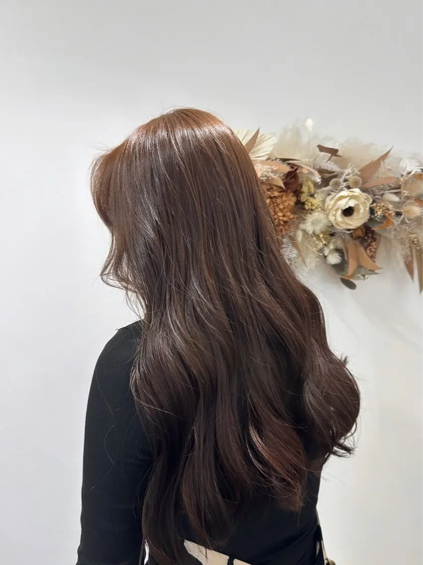 【期間限定価格🤍】カット✂︎+透明感ワンカラー𓂃🫧+色持ちup前処理の写真
