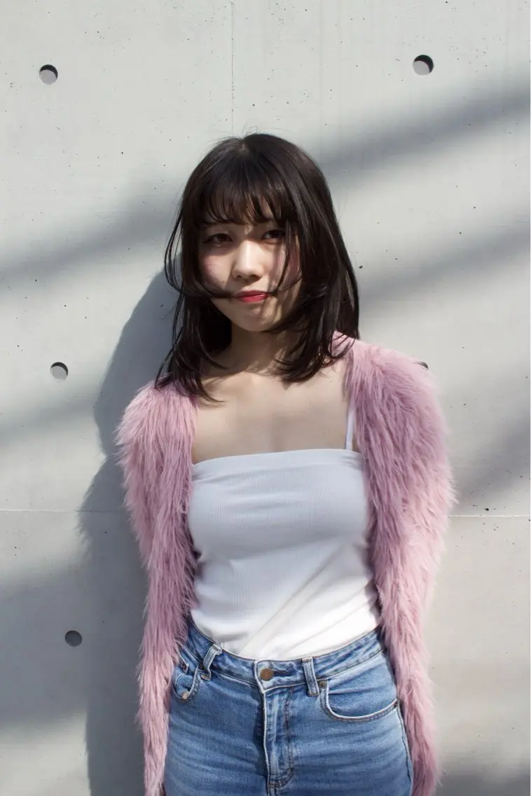 ミディアム カラー パーマ/メンズパーマ /ボブパーマ/HYOのヘアスタイル