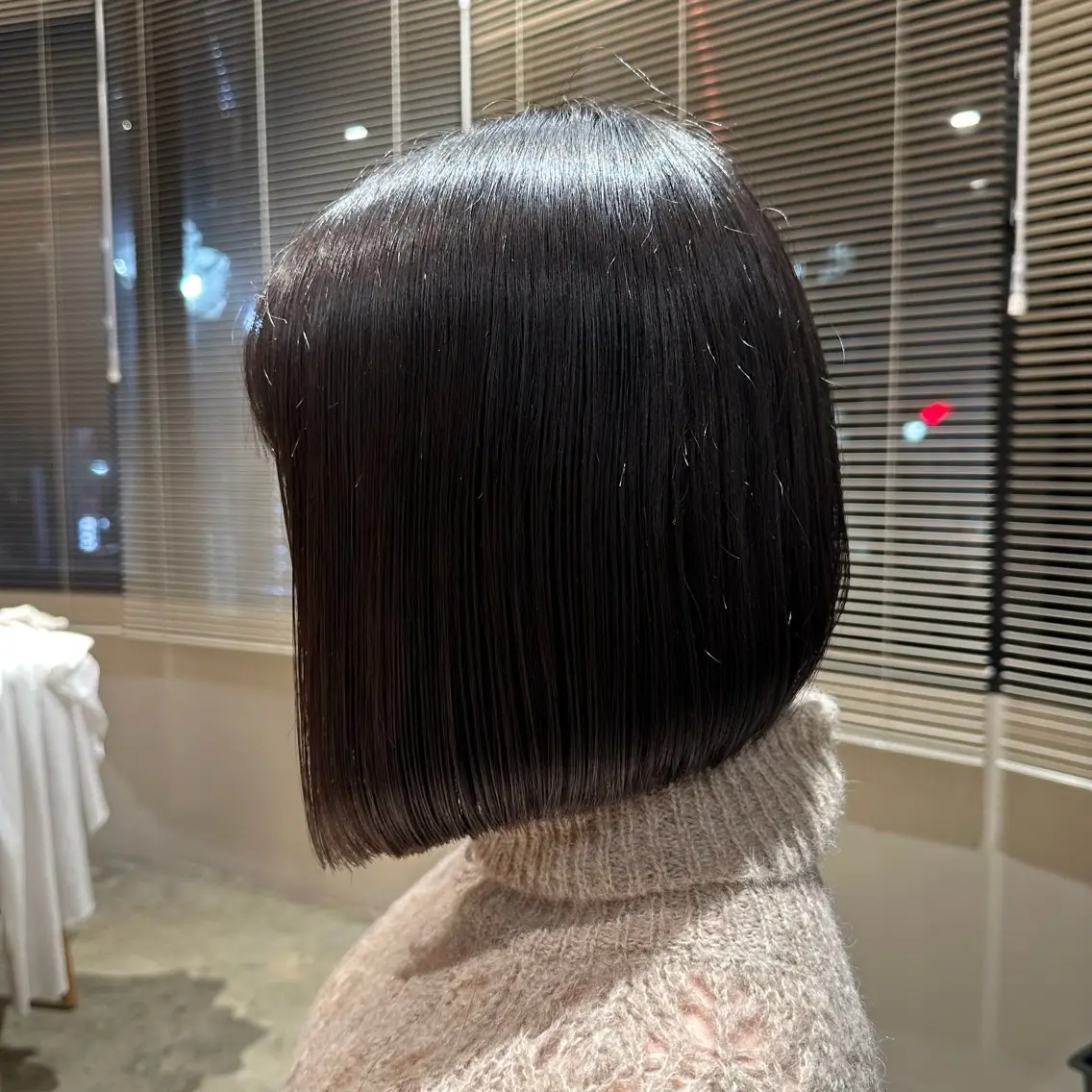 ショート ヘアアレンジ 前下がりボブ ボブ みなみ/韓国ボブ/ 韓国レイヤーのヘアスタイル