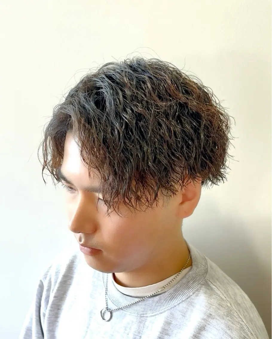 パーマ メンズ メンズパーマ ☆★メンズ特化★☆ 川地由麿のヘアスタイル