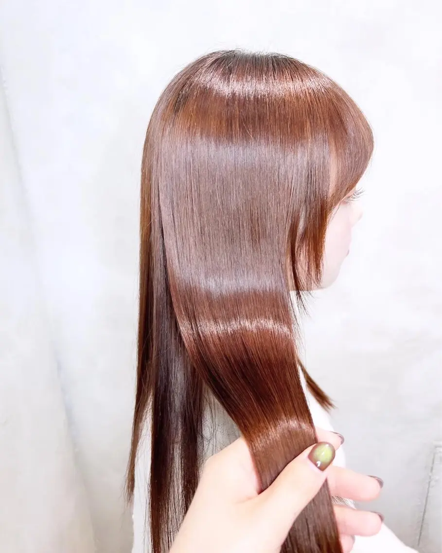 ロング カラー パーマ ブリーチ 髪質改善 ロング トリートメント 💎髪質改善専門 jewel boxのヘアスタイル