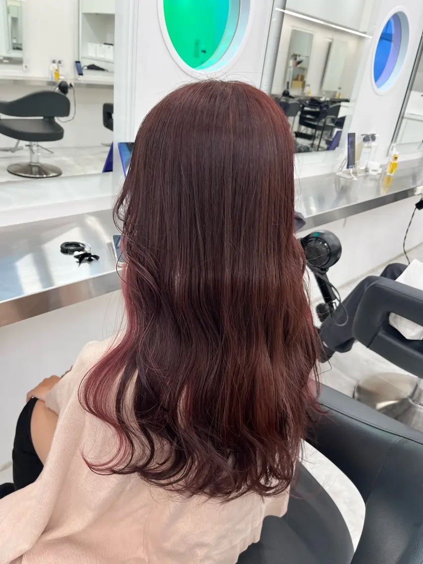 セミロング カラー ヘアアレンジ 愛されカラー🩷 はるなのヘアスタイル